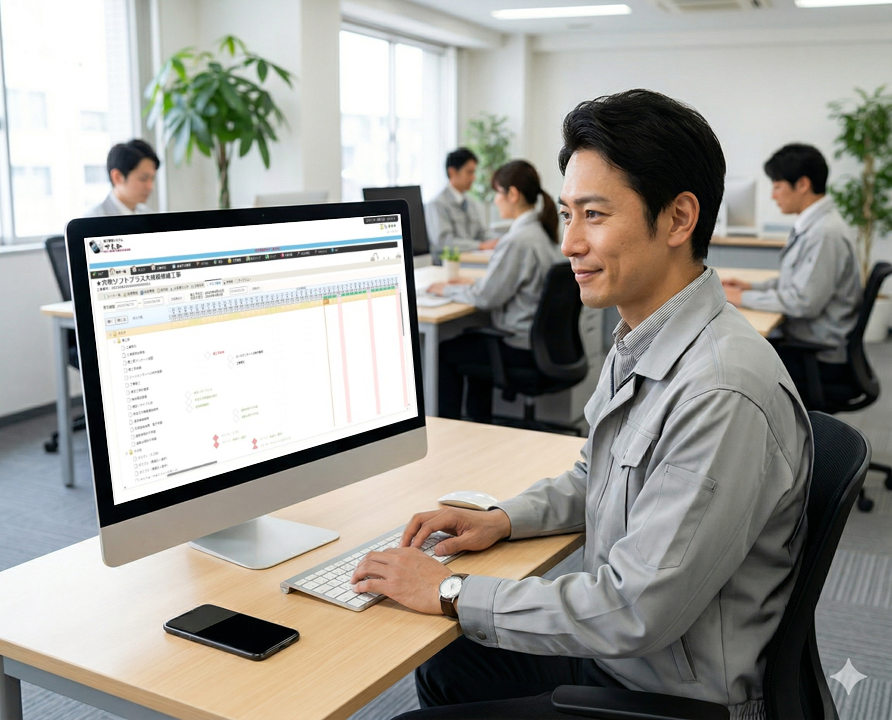 ３現場進捗状況の見える化